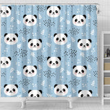 Cute Panda Pattern Shower Curtain Fulfilled In US
