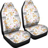 Corgi Dog Pattern Universal Fit Car Seat Covers