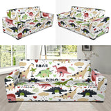 Cute Dinosaurs Pattern Sofa Slipcover