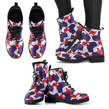 Kangaroo Australian Pattern Leather Boots