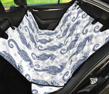 Seahorse Pattern Background Dog Car Seat Covers