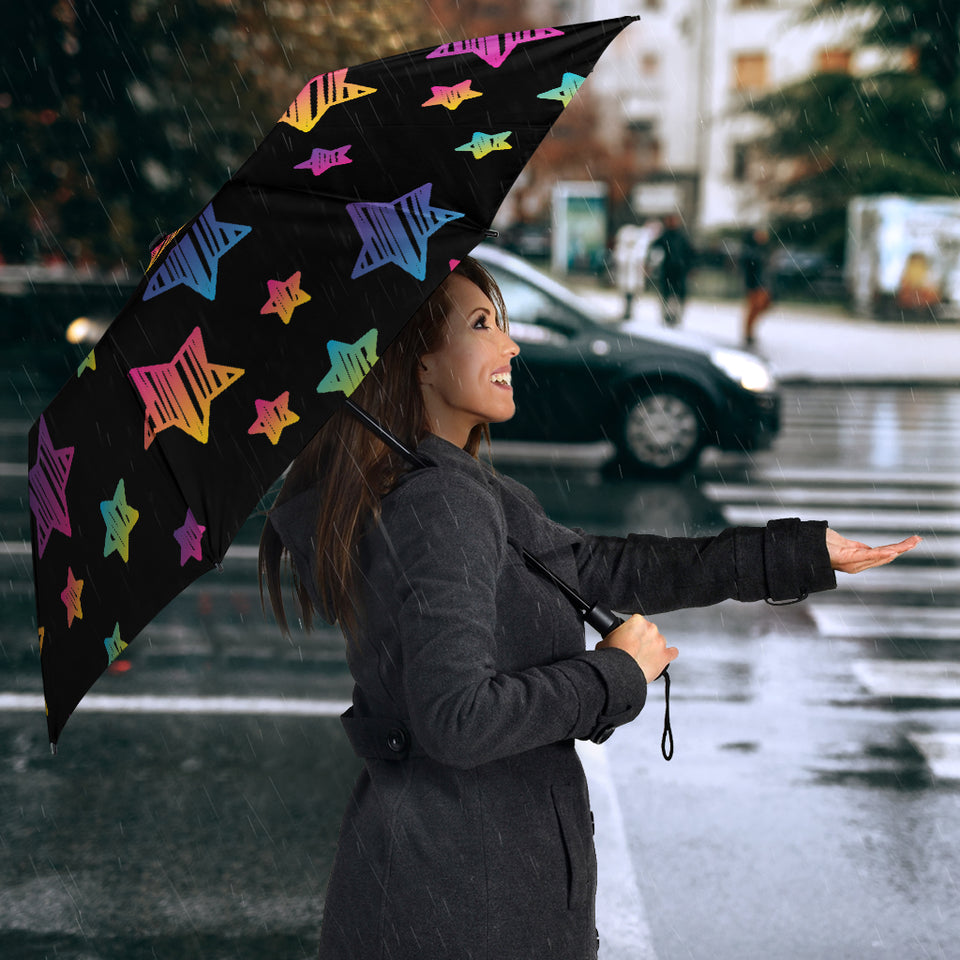 Colorful Star Pattern Umbrella