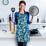 Blueberry Design Pattern Adjustable Apron