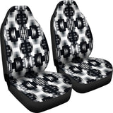 Black And White Sage Car Seat Covers