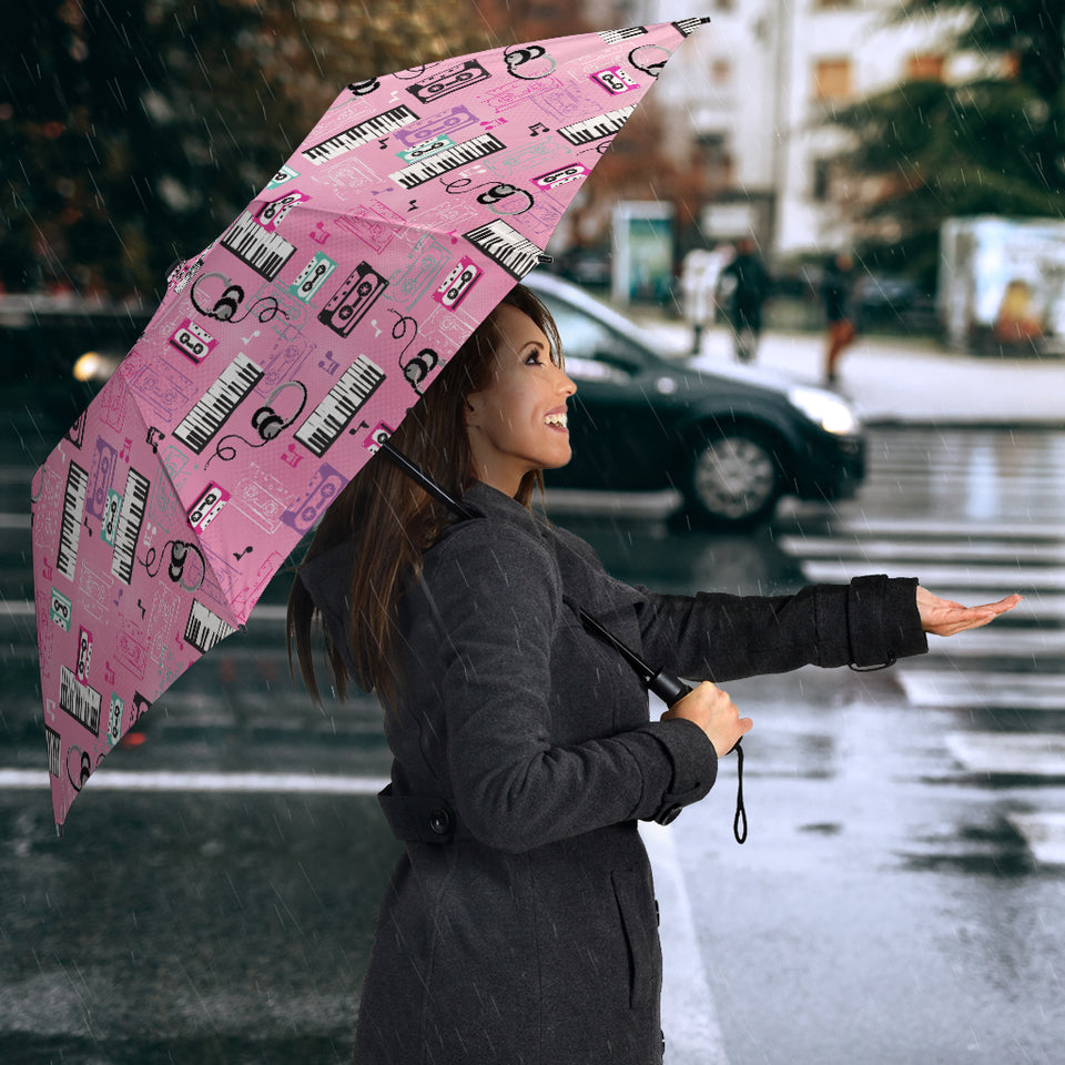 Piano Pattern Print Design 01 Umbrella