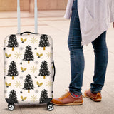 Christmas Tree Holly Snow Star Pattern Luggage Covers