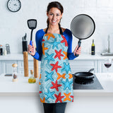 Blue Red Orange Starfish Pattern Adjustable Apron