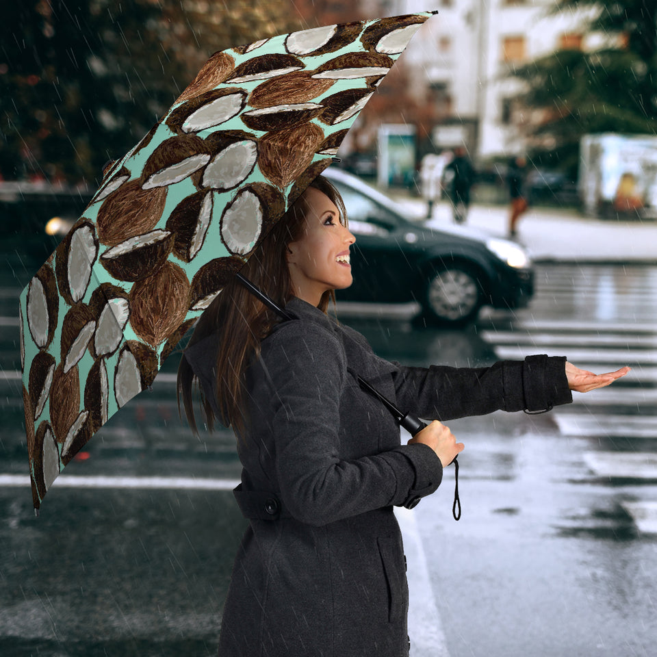Coconut Pattern Print Design 03 Umbrella