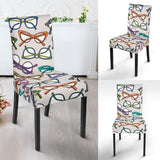 Sun Glasses Pattern Print Design 01 Dining Chair Slipcover