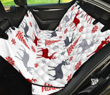 Deer Tree Snowflakes Chrismas Pattern Dog Car Seat Covers