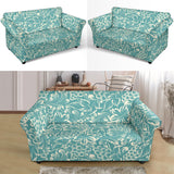 Classic Hand Drawn Grape Pattern Loveseat Couch Slipcover