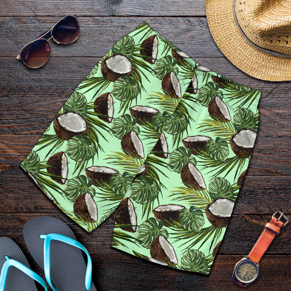 Coconut Pattern Print Design 02 Men Shorts