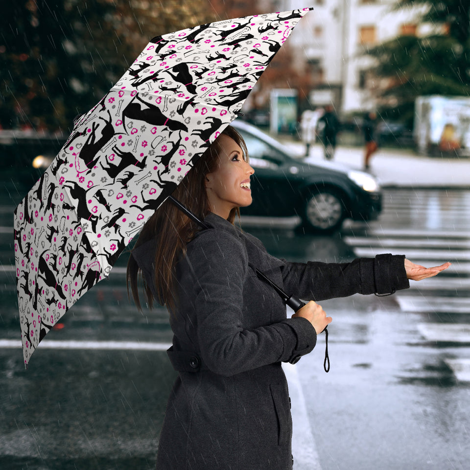 Greyhound Pattern Print Design 02 Umbrella