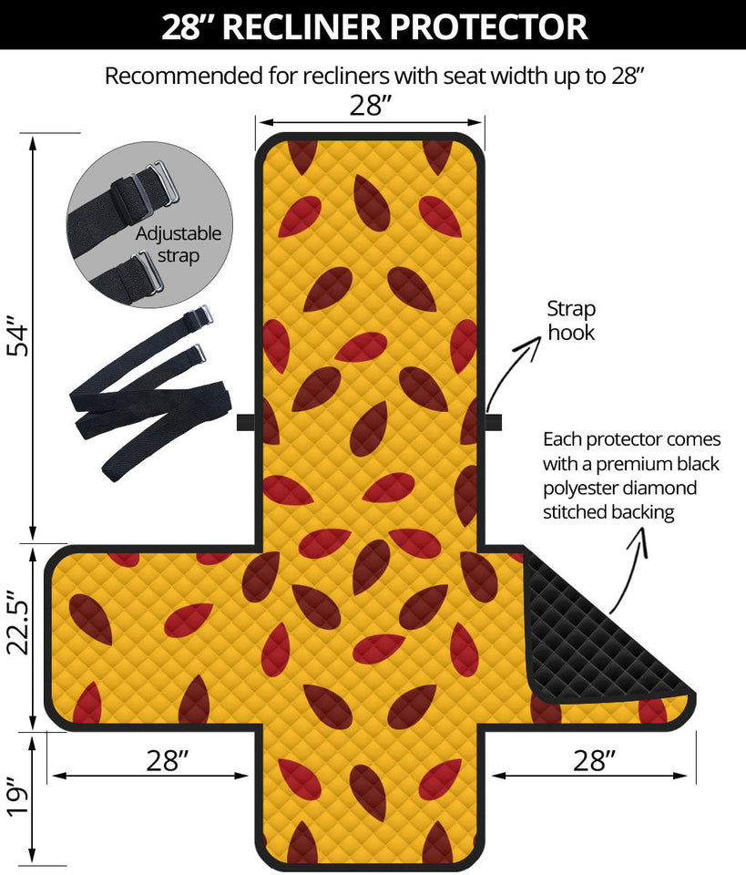 Passion fruit texture Recliner Cover Protector