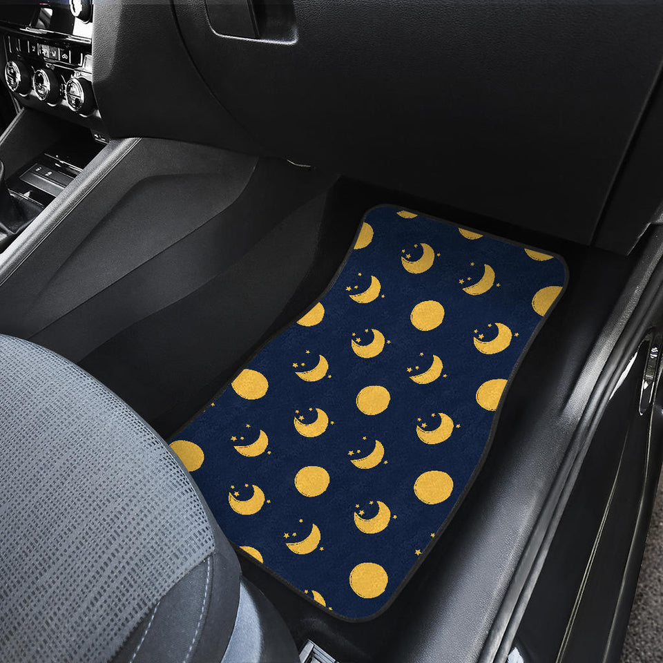 Moon Star Pattern Front Car Mats