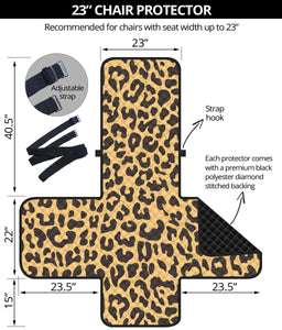 Leopard skin print Chair Cover Protector