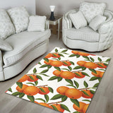 Oranges Pattern Background Area Rug
