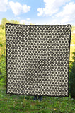 Coffee Bean Abstract Modern Pattern Premium Quilt