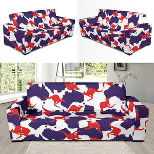 Kangaroo Australian Pattern Sofa Slipcover
