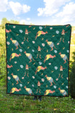 Kangaroo Leaves Pattern Premium Quilt