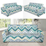 Zigzag  Chevron Paint Design Pattern Sofa Slipcover