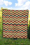 Zigzag  Chevron Colorful Pattern Premium Quilt