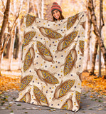 Corn Pattern Print Design 03 Premium Blanket