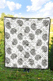 Hand Drawn French Fries Pattern Premium Quilt