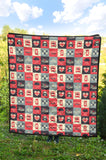 British Pattern Print Design 05 Premium Quilt