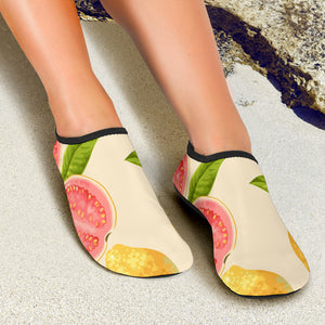 Beautiful Guava Pattern Aqua Shoes