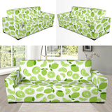 Lime Design Pattern Sofa Slipcover