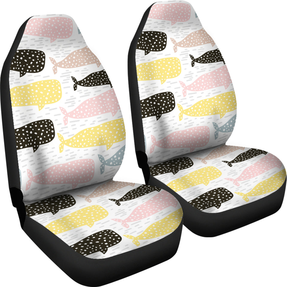 Whale Dot Pattern  Universal Fit Car Seat Covers