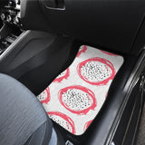 Hand Drawn Dragon Fruit Front And Back Car Mats