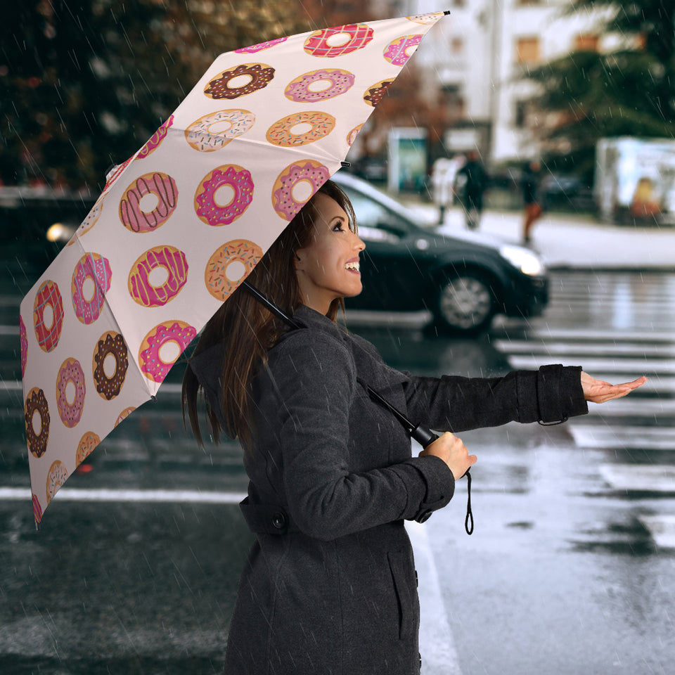 Colorful Donut Pattern Umbrella