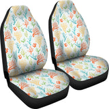 Coral Reef Pattern Print Design 02 Universal Fit Car Seat Covers
