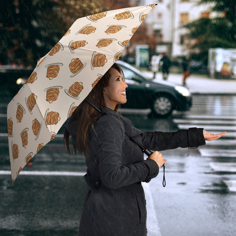 Pancake Pattern Print Design 01 Umbrella