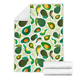 Avocado Design Pattern Premium Blanket