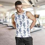 Seahorse pattern background Men Tank Top
