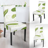 Cucumber Sketch Pattern Dining Chair Slipcover