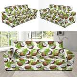 Coconut Pattern Print Design 04 Sofa Slipcover