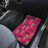 Alien Pattern Print Design 03 Front and Back Car Mats