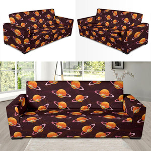 Hamburger Pattern Print Design 05 Sofa Slipcover