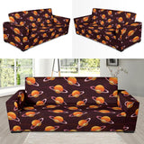 Hamburger Pattern Print Design 05 Sofa Slipcover