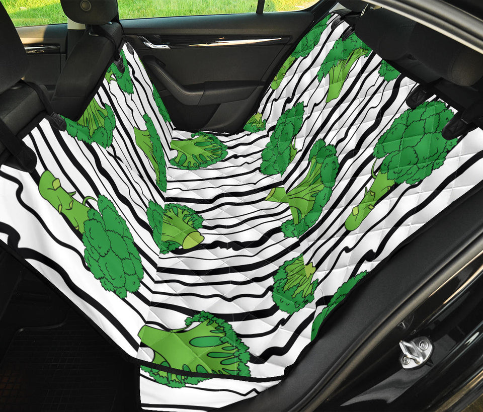 Cool Broccoli Pattern Dog Car Seat Covers