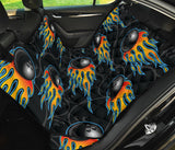 Bowling Balls Flame Pattern Dog Car Seat Covers