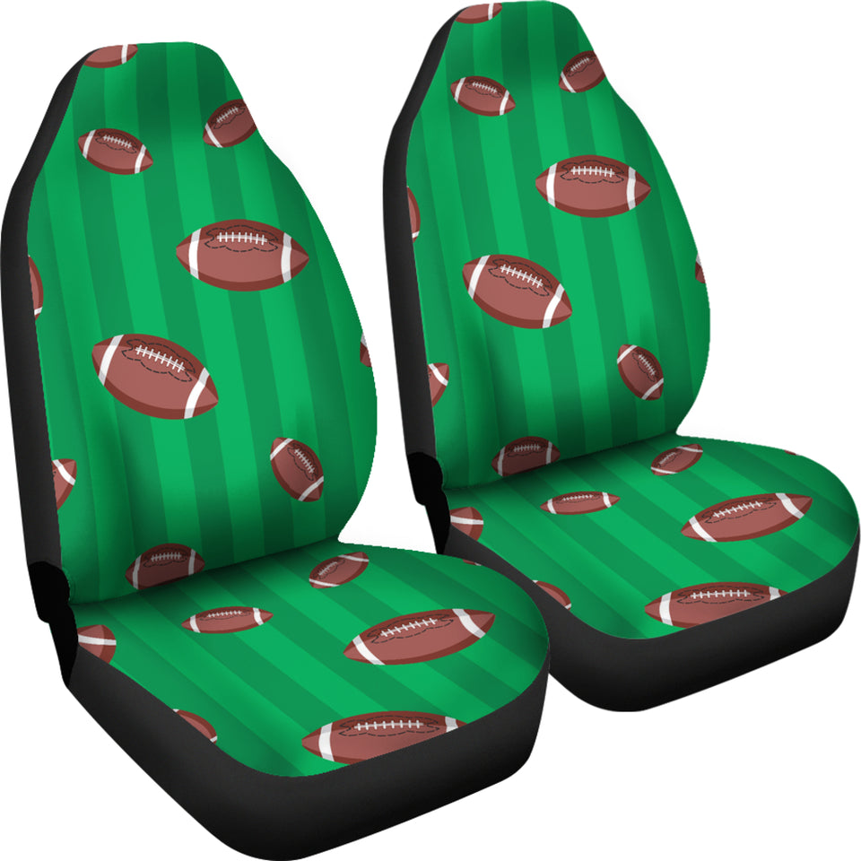 American Football Ball Field Background  Universal Fit Car Seat Covers