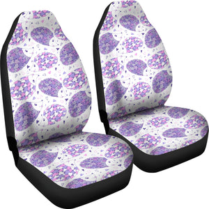 Hedgehog Pattern Print Design 05 Universal Fit Car Seat Covers