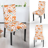 Squirrel Pattern Print Design 05 Dining Chair Slipcover