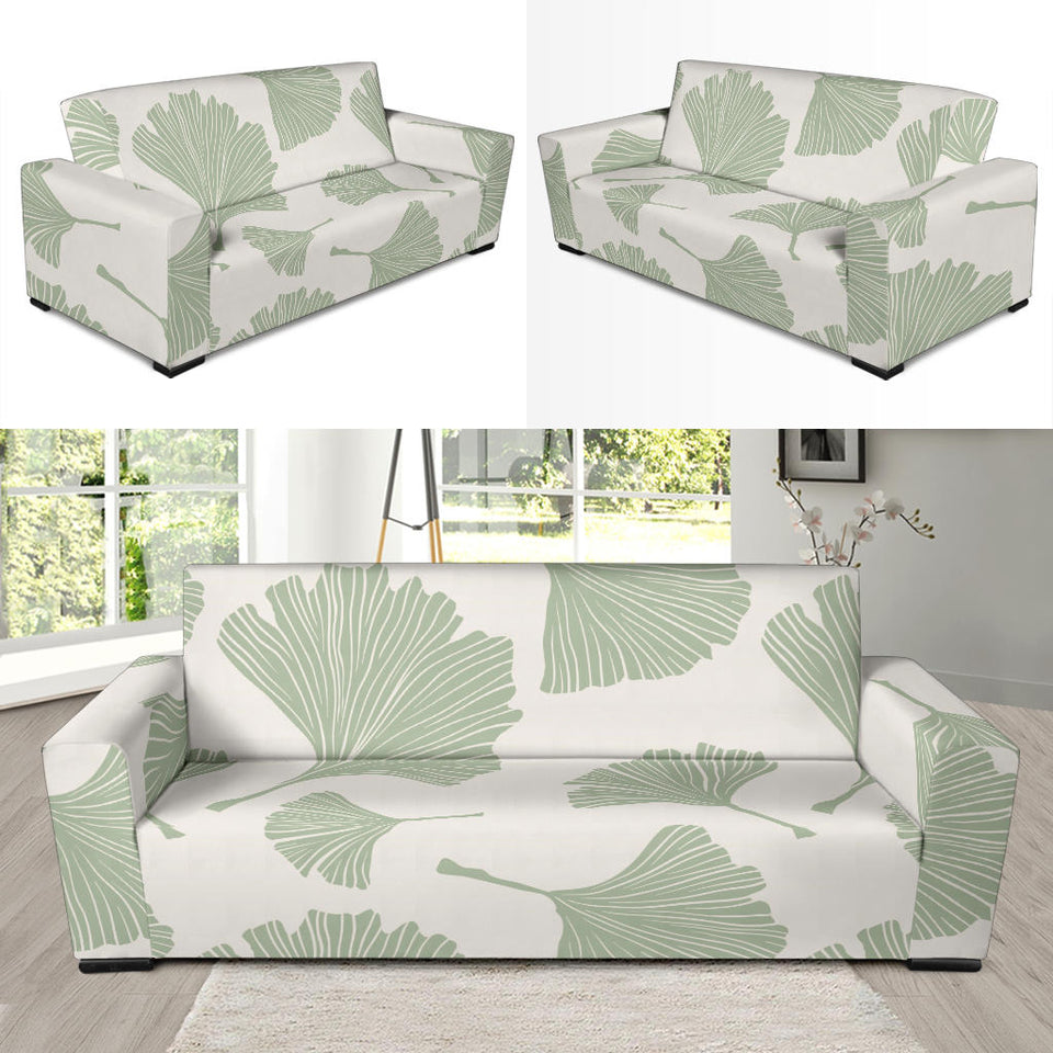 Ginkgo Leaves Pattern Sofa Slipcover