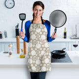 Scallop Shell Pattern Adjustable Apron